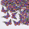 Printed Alloy Pendants PALLOY-R111-14B-1