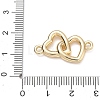 Hollow Alloy Connector Charms AL-CBA7C55-09G-3