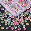 1200Pcs 24 Style Transparent Acrylic Enamel Beads MACR-YW0001-66-4