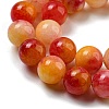Natural Dyed Yellow Jade Beads Strands G-Q160-A01-01C-4