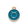 Alloy Enamel Pendants ENAM-S124-01A-05C-2