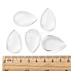 Transparent Teardrop Glass Cabochons GGLA-R024-30x20-5
