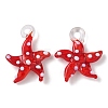 Handmade Lampwork Pendants LAMP-A004-05N-1