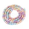Anti-Tarnish Electroplate Rondelle Glass Beads Strands EGLA-T021-3mm-17-17-2