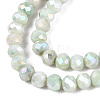 Ombre Effect Dyed Glass Beads Strands GLAA-C023-02-C22-3