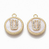 Brass Micro Pave Cubic Zirconia Pendants KK-T062-04U-NF-1