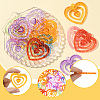 30Pcs Transparent Acrylic Pendants OACR-SP0001-88-3