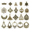 Tibetan Style Alloy Chandelier Components Links and Iron Chandelier Component Links PALLOY-TA0001-56AB-2