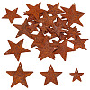 30Pcs 3 Style Rust Iron Pendants IFIN-GF0001-28-1