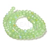 Imitation Jade Electroplate Glass Beads Strands EGLA-A039-J2mm-L01-2