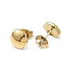 Ion Plating(IP) 304 Stainless Steel Hexagon Stud Earrings for Women EJEW-I285-04A-G-2
