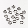 Rondelle Tibetan Style Alloy Spacer Beads X-AB30-NF-2