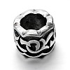 Retro 304 Stainless Steel Big Hole Column Beads STAS-E086-29AS-1