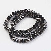 Electroplate Opaque Glass Beads Strands LS-EGLA-A034-P6mm-P01-2
