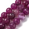 Natural Dragon Veins Agate(Dyed & Heated) Beads Strands G-K390-A10-01-2