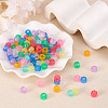450Pcs 9 Colors Transparent & Luminous Plastic Beads KY-TA0001-35-6