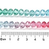 Transparent Painted Glass Beads Strands X1-DGLA-A034-T6mm-A11-3
