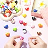 Baking Paint Opaque Acrylic Beads OACR-CJZ0001-01-5