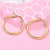 Ion Plating(IP) 304 Stainless Steel Hoop Earrings EJEW-N0016-11G-C-3