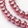 Glass Pearl Beads Strands X-HY-6D-B58-2