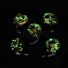 Luminous Handmade Silver Foil Lampwork Beads LAMP-F022-05E-3