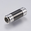304 Stainless Steel Magnetic Clasps with Glue-in Ends STAS-F139-074B-2