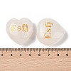Natural Quartz Crystal Heart Engraving MBTI Figurines Statues for Home Office Desk Decorations G-K353-05P-3