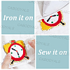 8Pcs 8 Styles Back to School Polyester Clothing Patches PATC-CY0001-55-6