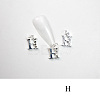 Alloy Rhinestone Cabochons MRMJ-T056-93P-H-1