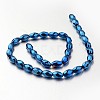 Electroplate Non-magnetic Synthetic Hematite Beads Strands G-F300-12-05-2