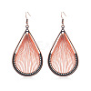 Bohemia Style Alloy Dangle Earrings EJEW-F238-06B-1