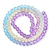 Transparent Glass Beads Strands GLAA-E036-07M-3