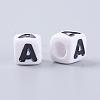 Letter Acrylic Beads PL37C9129-A-2