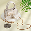 2Pcs 2 Colors Adjustable Alloy Wheat Chain Bag Handles FIND-CN0001-66-4