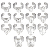304 Stainless Steel Cuff Rings RJEW-PH01323-1