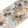 Glass Beads Strands EGLA-A034-M4mm-37-2