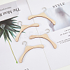 SUPERFINDINGS 12Pcs Miniature Wood Doll Clothes Hangers DIY-FH0005-32B-3