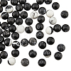 2 Strands Natural Gemstone Imitation Zebra Jasper Beads Strands G-HY0001-64-1