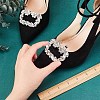 Olycraft 2Pcs Crystal Rhinestone Shoe Decoration DIY-OC0009-93P-3