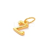 925 Sterling Silver Letter Charms with Jump Rings LS-STER-R008-01G-Z-2