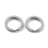 Non-Tarnish 304 Stainless Steel Split Key Rings STAS-Q314-01E-P-1