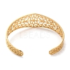304 Stainless Steel Cuff Bangles for Women BJEW-K263-05G-14-3