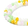 Glass Beads Strands EGLA-A034-M8mm-28-3