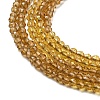 Transparent Gradient Color Glass Beads Strands GLAA-H021-01A-36-3
