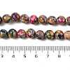 Dyed Natural Regalite/Imperial Jasper/Sea Sediment Jasper Beads Strands G-B124-C01-19-3