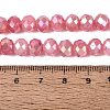 Dyed Crackle Imitation Jade Glass Beads Strands EGLA-Q131-02C-06-4