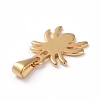 304 Stainless Steel Pendants STAS-I127-019G-2
