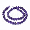 Natural Amethyst Beads Strands G-F632-23-02-1