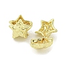 Brass Hoop Earrings LS-EJEW-Q799-03B-G-2