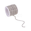Brass Rhinestone Strass Chains CHC-CJ0001-52-5